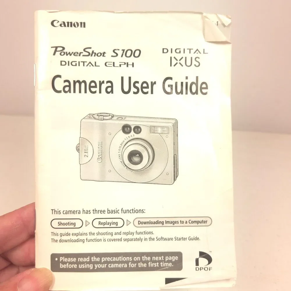 Canon PowerShot S100 Digital ELPH Camera Bundle Case Flash Battery Tested